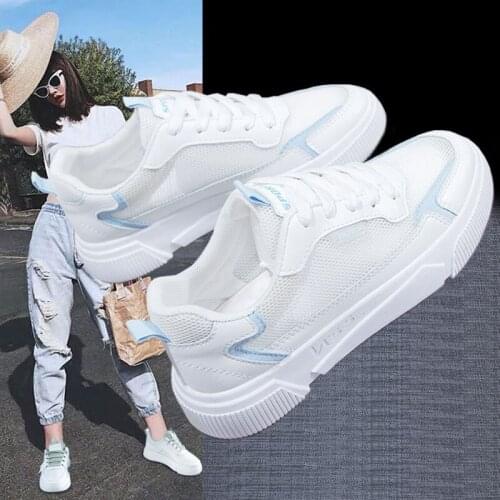 2021 Summer Small White Shoes Hundred Net Red Shoes Womens Tide Shoes Screen Ventilation Fashion Net Shoes Sneakers Women