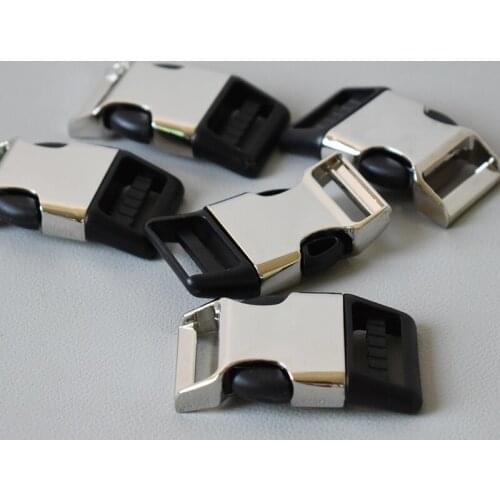 100 pcs release buckle environment metal buckle 25mm DIY sewing pet supplies dog collar accessories durable hardware