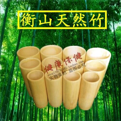 12 CUPS Traditional Chinese Bamboo Fire Cupping Set Acupuncture Therapy Treatment Free Shipping