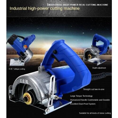 220V Stone Ceramic Tile Steel Electric Cutting Machine High Torque Marble Machine Household Multifunctional Slotting Machine