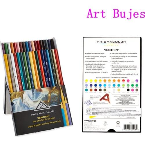 36 oily color pencil American PRISMACOLOR hand-painted drawing hard hexagonal color pencil adult student using carton pack