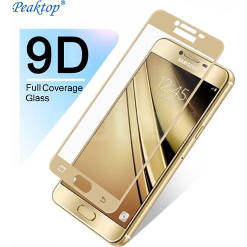 9D Tempered Glass For Samsung Galaxy J3 J5 J7 2016 2017 J2 J4 J6 J8 2018 Full Cover Screen Protector Protective Glass Film Case
