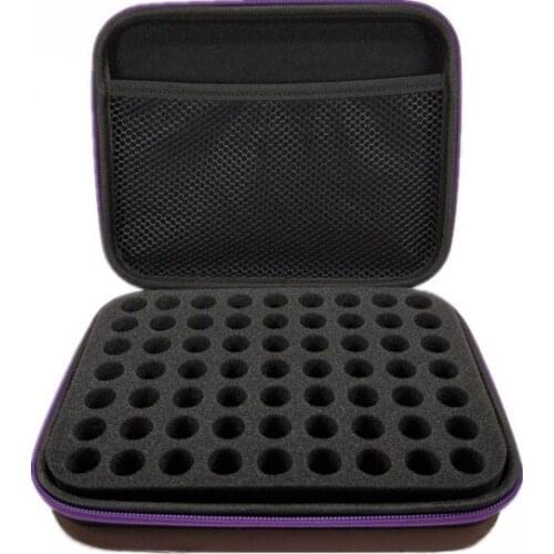 Diamond Painting Accessories Multicolor 63 Grids 1-3ML Bottle Storage Bag Carrying Bag Zipper Type