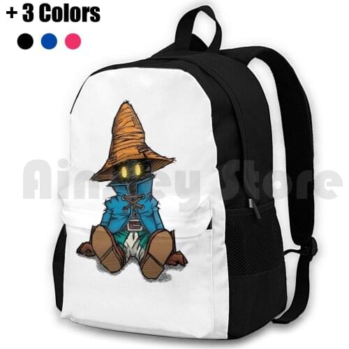Vivi-Colored Outdoor Hiking Backpack Riding Climbing Sports Bag Vivi Final Fantasy Video Game Jeux Video Ff9 Final Fantasy 9