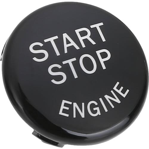1set Engine Start Stop Switch Button Cover For BMW E60 E70 E90 E92 E93 3 5 Series X1 3 5 6 Engine Start Stop Switch Button Cover