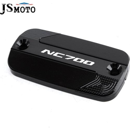 Motorcycle CNC Aluminum accessories Front Brake Fluid Reservoir Cap Tank Cover NC700 For Honda NC700S NC700X NC700 S/X 2012-2019