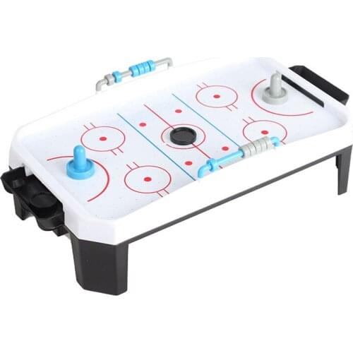 Tabletop Air Hockey Table Mini Arcade Air Table Top Game for Kids, Teens, and Adults Battery-Operated No Include Battery