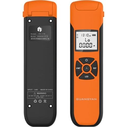 NEW Optical Power Meter G10 New High Precision Rechargeable Battery Fiber Optic Power Meter With Flash Light OPM