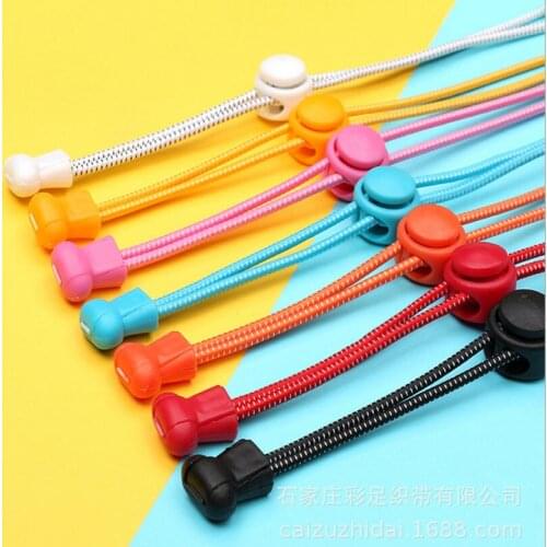 Wholesale 500pairs/lot Colorful Locking Shoe Laces Elastic Shoelaces Shoestrings Running/Jogging/Triathlon/Sports Fitness 25 col