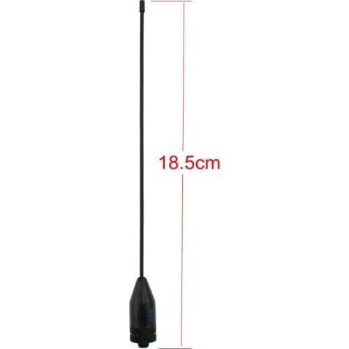 Original Walkie Talkie Antenna SRH-519 High Gain UV Dual Band Soft Intercom Antenna For Baofeng Kemwood Icom Yaesu Radio
