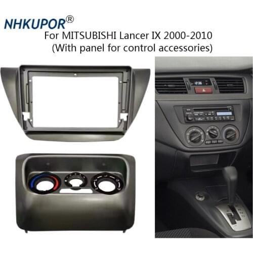 Car Radio Fascia For MITSUBISHI Lancer IX 2000-2010 Auto Stereo Dashboard Panel Android Head Unit Frame Kit Bezel Trim Mount