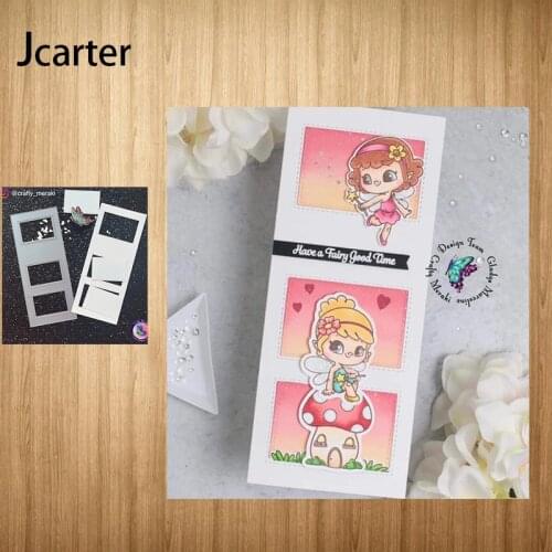 Rectangle Hollow Background New Design Metal Cutting Dies Craft Stencil Scrapbooking Handmade Card Make Shape Album Decor Model