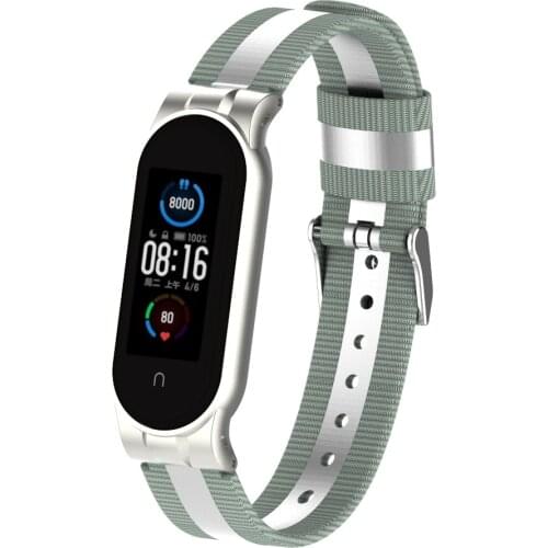 Luxury Stainless Steel Strap For Xiaomi Mi Band 5 4 3 Replacement Watchband Miband5 Miband4 Accessories Bracelet Mi Band5 Straps