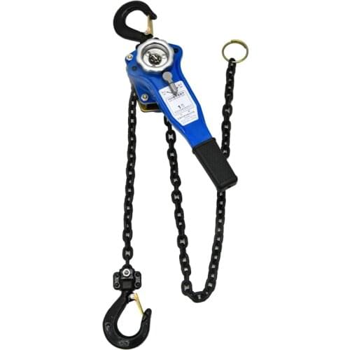 1 Ton X 1.5 Meters 7KG 330N Lever Hoist Tightener Hand Hoist Small Lever Hoist Lifting Chain Tensioner Lifting Lever Chain Hoist