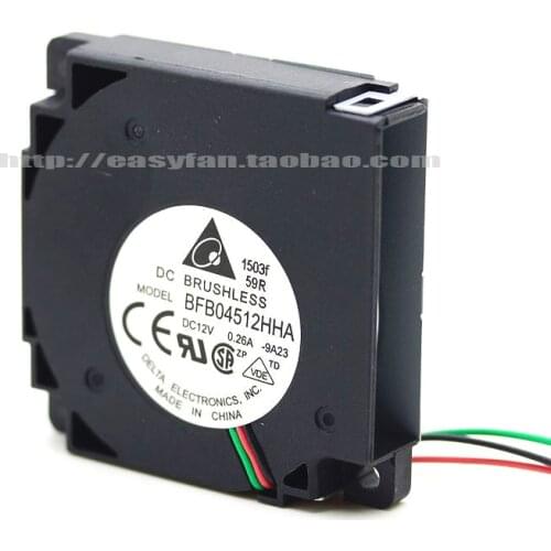 Brand new DELTA 4.5CM 12V 0.26A BFB04512HHA turbo fan blower cooling fan