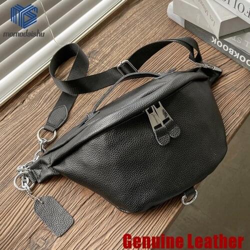 Genuine Leather Crossbody Bags Designer Womens Chest Bag Women High Capacity Shoulder Bags For Women 2021 New Belt Bag
