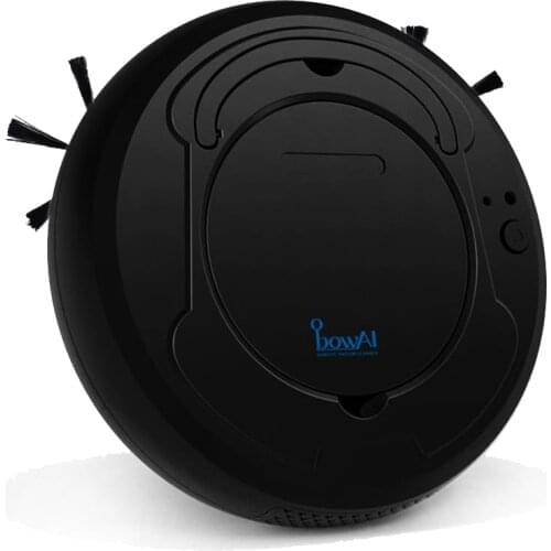 Smart Sweeping Robot Vacuum Cleaner Low Noise Intelligent Anti-drop USB Rechargeable Dry Wet Dual Use Thin Body Sweeping Mop