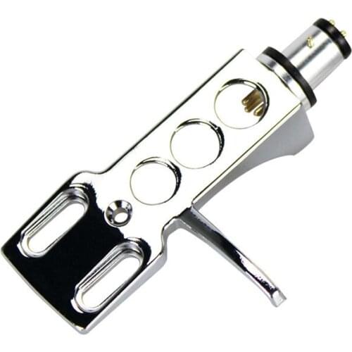 Universal LP Disc Record Player Phono Turntable Headshell 4-Pin Aluminum Alloy with OFC Leadwires for Direct-Drive Turntable