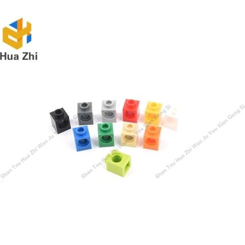 Building Blocks Parts 6541 10PCS Technic Brick 1 x 1 with Hole LEGOING MOCS Education