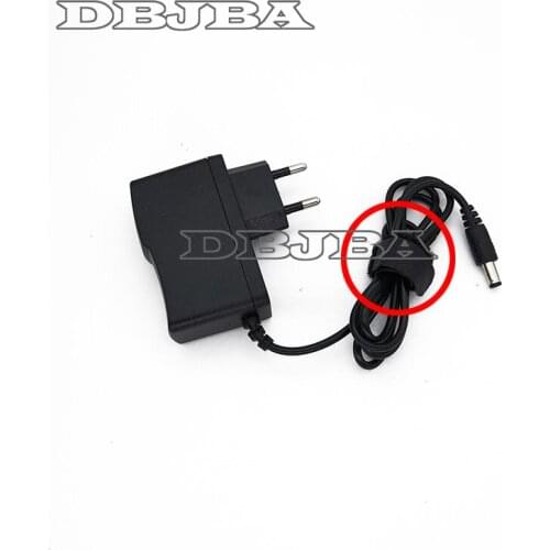10pcs/lot New AC 100V-240V Converter Adapter DC 6V 1A 1000mA Power Supply EU Plug DC 5.5mm x 2.1mm 5.5*2.5MM