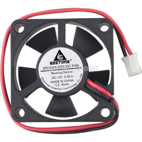 2PCS LOT Gdstime Micro 3510s 35 x 35 x 10mm 35MM 2Pin 12V DC Cooler Cooling Fan