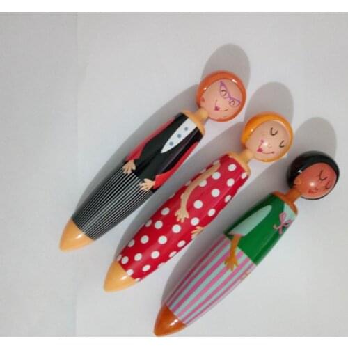 200X Creative Cute Cartoon Student Prize Little Girl Chunky Ballpoint Pen Gift Stationery Papelaria Escolar School Office Supply