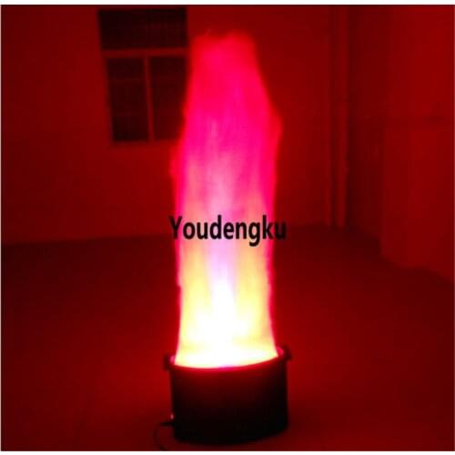 4 pieces 36*10mm led flame disco light RB fire effect machine1.5m silk flame effect light with stand