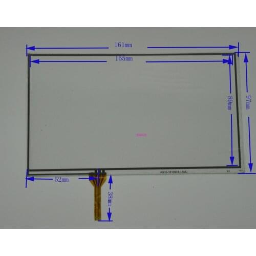 7-inch four-wire 162*97MM resistance touch screen for Onda VX610W enhanced version, replace handwriting screen A2286F-G