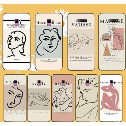 Henri Matisse woman face art Phone Case For Samsung galaxy A S note 10 7 8 9 20 30 31 40 50 51 70 71 21 s ultra plus