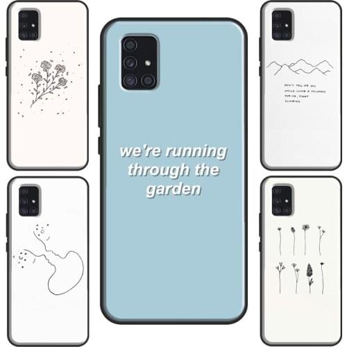Minimal Pastel Aesthetics Case For Samsung A52 A12 A32 A42 A72 A21S A20e A02 S A10 A30 A40 A50 A70 A11 A31 A51 A71
