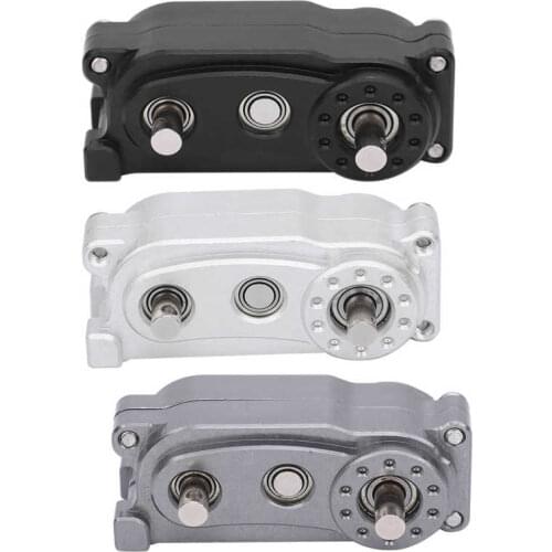 RC Parts 313mm Wheelbase Metal Chassis Frame Transfer Case Replacement Parts Fit for 1/10 RC Crawler Car