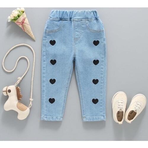 IENENS 0-3Y Girls Slim Jeans Thin Soft Jean Toddler Infant Girls Denim Trousers Kids Baby Children Long Pants Bottoms Clothing