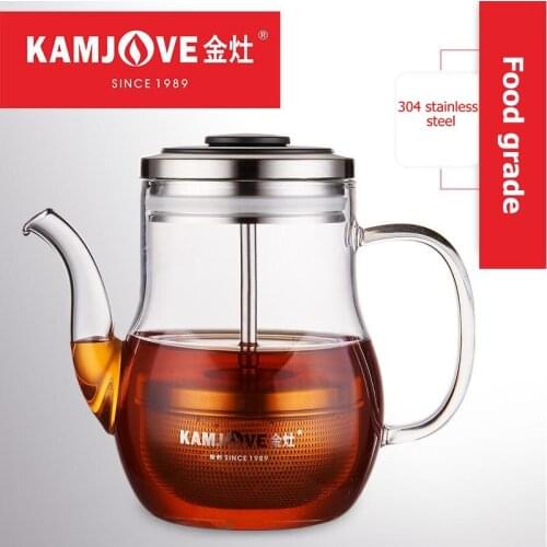 [GRANDNESS] Kamjove Orange Citrus Tea Pot Tea Cup Heat-resistant Glass Tea Set Elegant Cup Coffee Pot