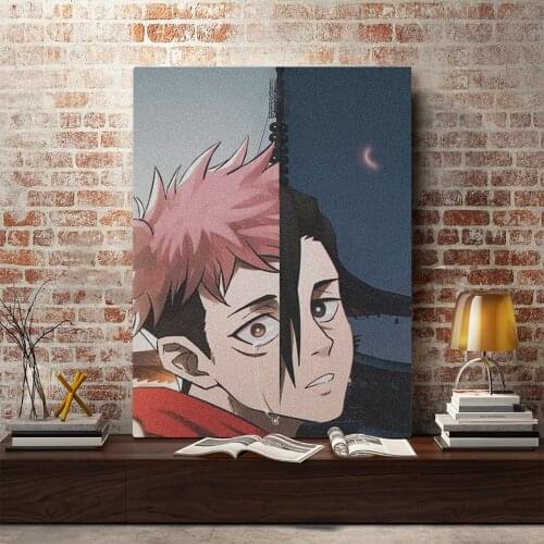 Yuji Itadori Junpei Yoshino Jujutsu Kaisen Decoration Prints Home Decor Canvas Dorm Living Room Bedroom Painting Wall Art Poster