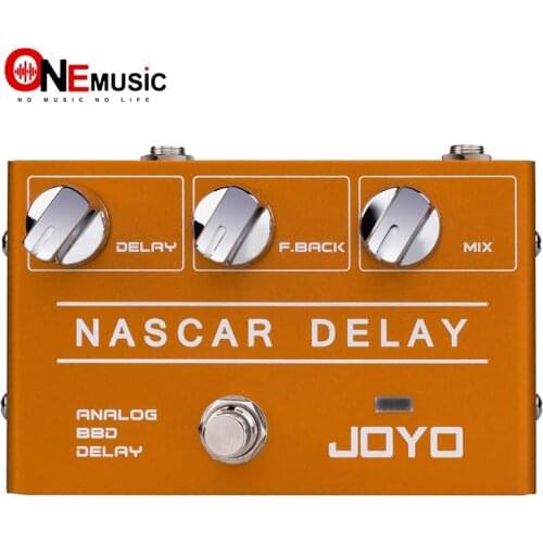 JOYO R-10 Analog Vintage Delay Effect Pedal Classic Pedal Warm & Natural Sound Guitar Pedal Effect for Electric Guitar Bass