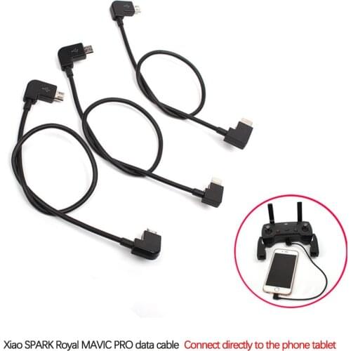 For DJI Mavic 2 Pro Cable Remote Control Tablet Phone Converting Line Cable Connector Android to IOS Type-C For Smartphone