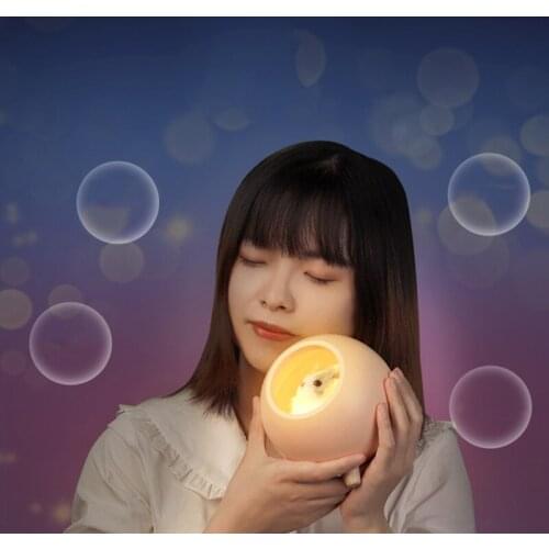 Creative Cute Little Cute Cat Pet House Night Light Cute Kitten Bedside Bed Sleeping Light USB Charging Touch Atmosphere Light