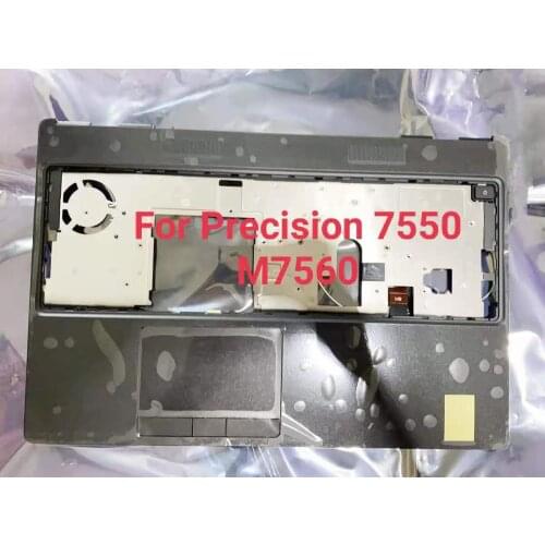 New original Palmrest Upper Case Black C shell For Dell Precision 7550 M7550 Laptops Touchpad Sperker 0VN1PF Fingerprint reader