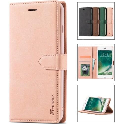 Luxury Flip Leather Wallte Case For iPhone 6 6S 7 8 Plus 11 12 Pro Max 12 SE 2020 Cover Anti-knock With Card Pocket Case