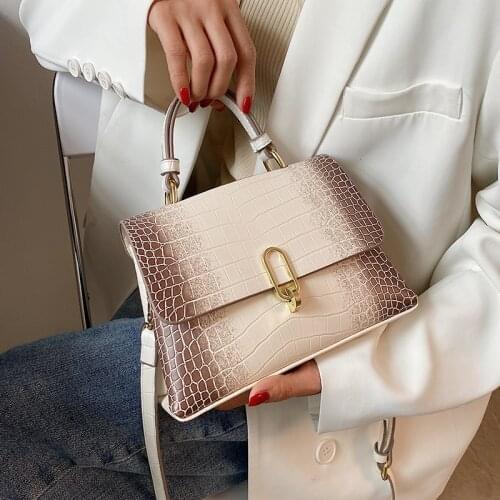 С доставкой 2021 Stone pattern Fashion Shoulder Bags Women Leather Pu Bag Female Luxury Handbags Women Bags Designer wallet