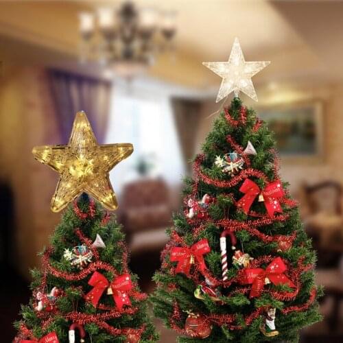 LED Five-pointed Star Lights Christmas Tree Decoration Fairy Lights Garland Party Wedding Birthday Fairy Tale Atmosphere Lights