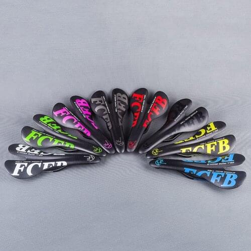 FCFB Ultralight Matte 3K Carbon Fiber Saddle Bicycle Road MTB Bike Front Seat Mat Cycling Parts Size 270*128mm