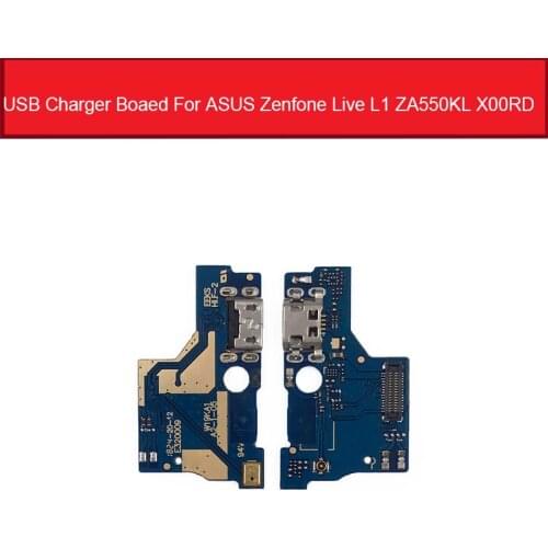 USB Charging Port Dock Connector Microphone Board Flex Cable For ASUS Zenfone Live L1 ZA550KL X00RD Charger Jack Plug Board