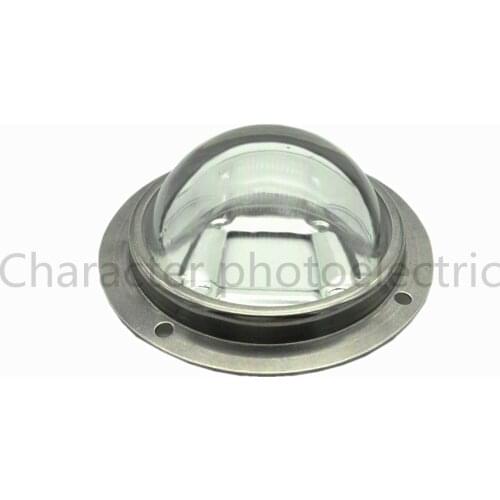78MM optical glass waterproof concave lens, high power LED lens 4 in 1 sets for 20W 30W 50W 100W LED lamp