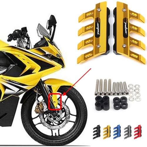 For Bajaj Pulsar 200 NS/Pulsar 200 RS/200 AS 200 TYRES Motorcycle Front Fork Protector Fender Slider Guard Accessories Mudguard