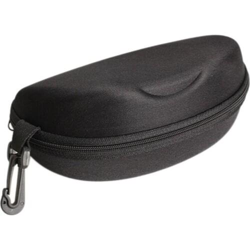 Zipper Sunglasses Hard Case Eye Glasses Protector Black Travel Glasses Storage Bag Portable Container Box Organizador SCIE999