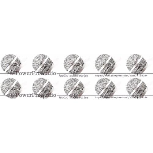 10pcs/lot New Replacement Ball Head Mesh Microphone Grille for Shure PG58 PG 58 Accessories