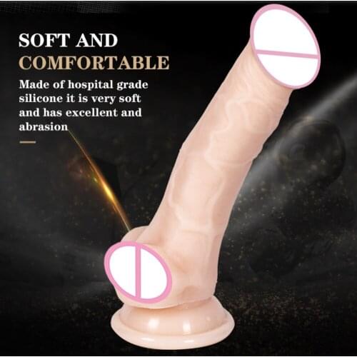 2021 Silicone Dildo Female Masturbation Device Glans Penis Stimulation Adult Erotic Sex Products Lesbian Flirting Sex Shop