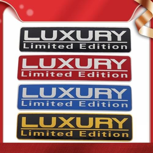3D Premium Luxury Limited Edition for Universal car Hood Fender trunk Rear Bonnet Nameplate Decal Emblem Badge Sticker