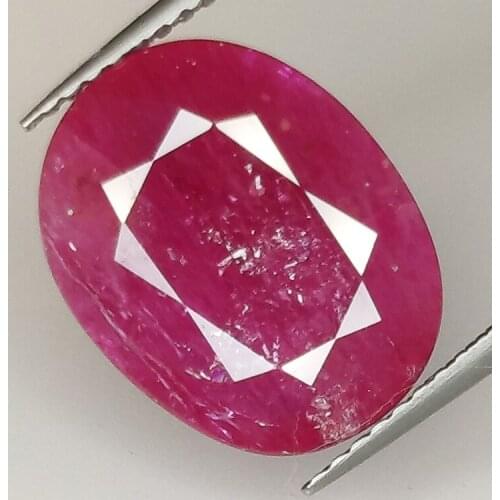 5.83ct Ruby oval cut 13.7x10.8mm